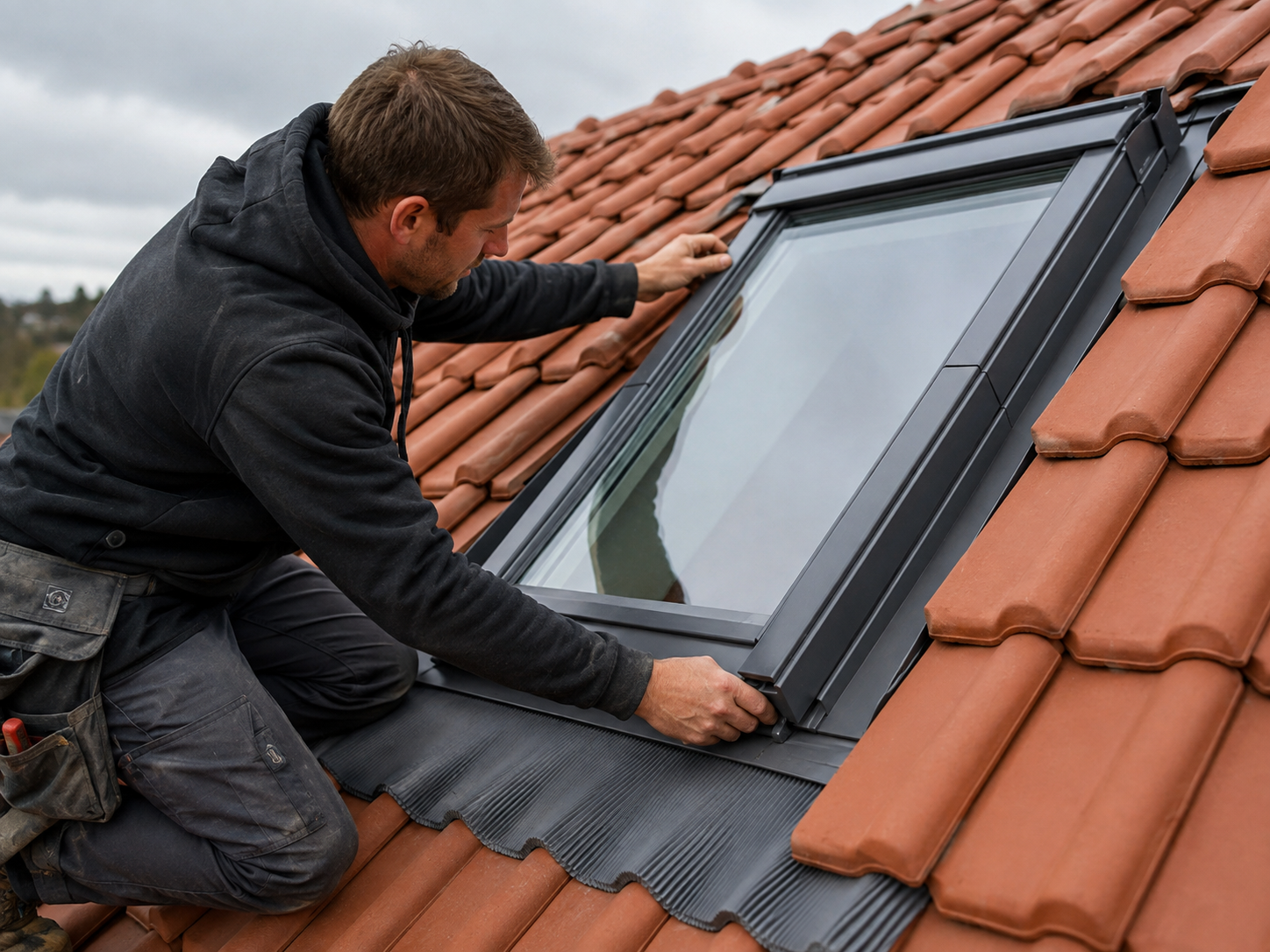 Pose et remplacement de Velux à Vulaines-sur-Seine (77870) et en Seine-et-Marne (77) - réalisation M Jason Couverture